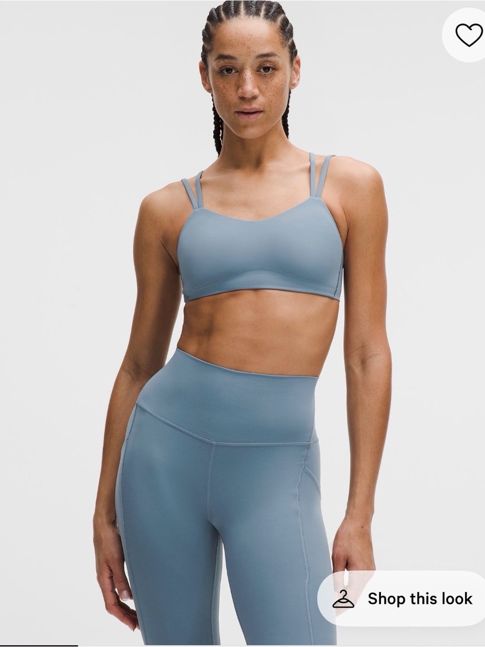 lululemon like a cloud bra Oasis Blue 8